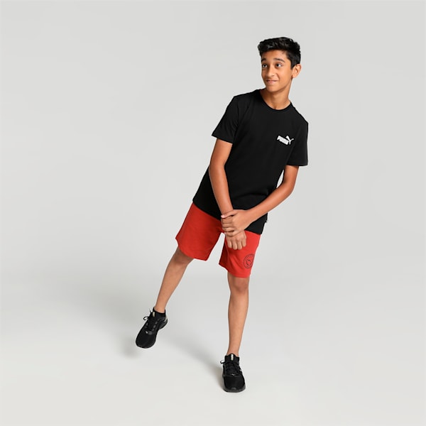 Small Logo Boy's T-Shirt, Puma Black, extralarge-IND