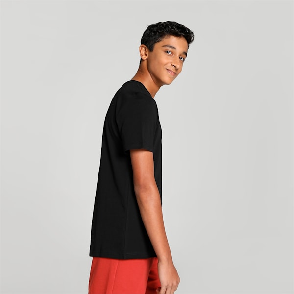 Essentials Small Logo Boy's T-Shirt, Puma Black, extralarge-IND