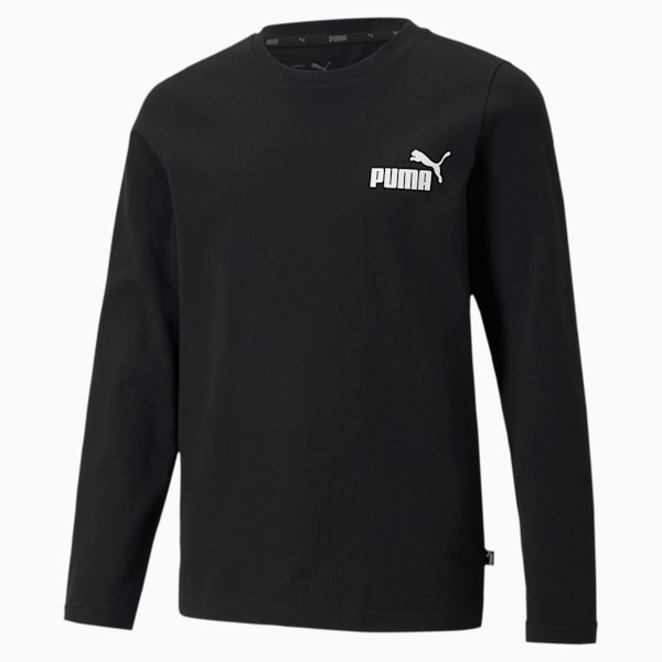 No.1 Logo Boy's T-Shirt, Puma Black, extralarge-IND