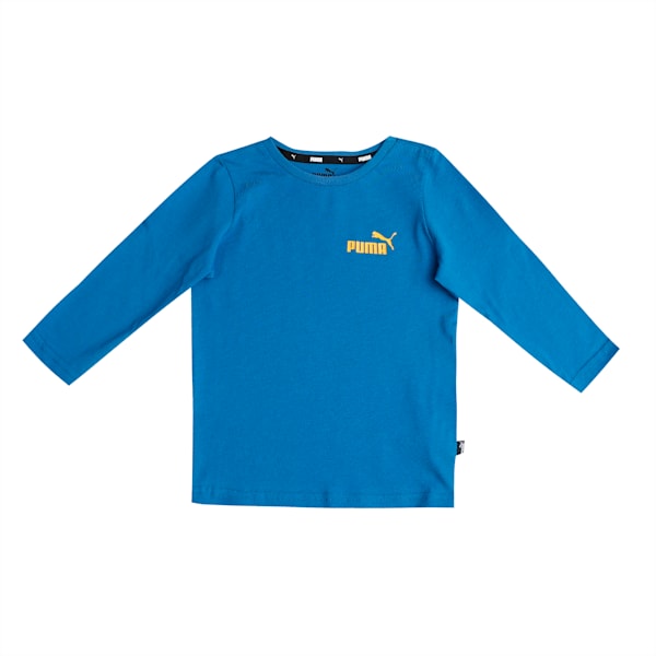 Essential No.1 Logo Boy's T-Shirt, Lake Blue, extralarge-IND