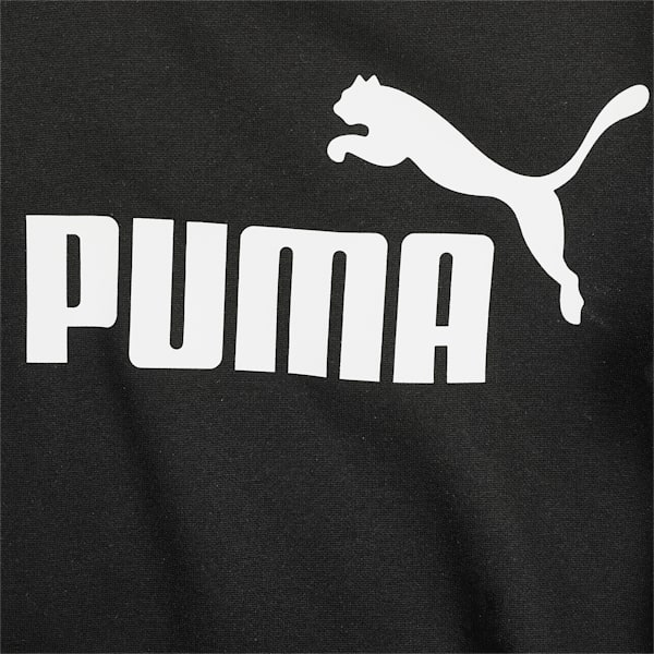 Big Logo Boy's Crew-Neck Sweat Shirt, Puma Black, extralarge-IND