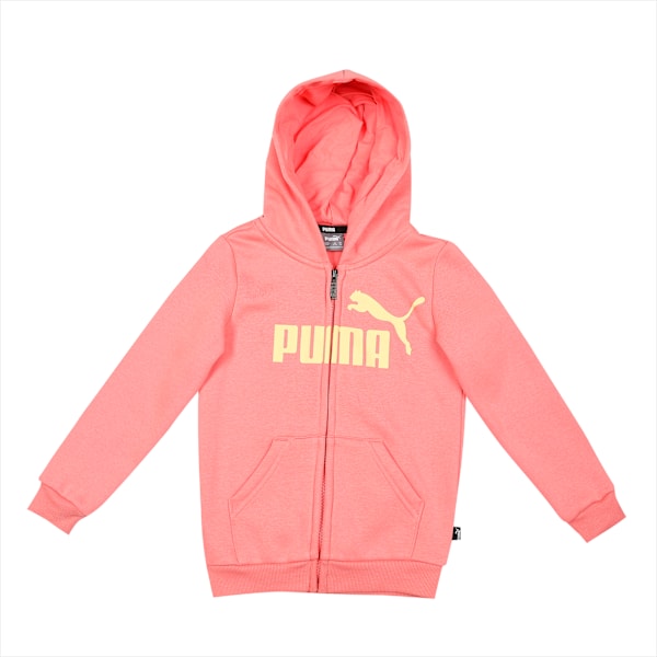 Big Logo Full-Zip Youth Hoodie, Carnation Pink, extralarge-IND