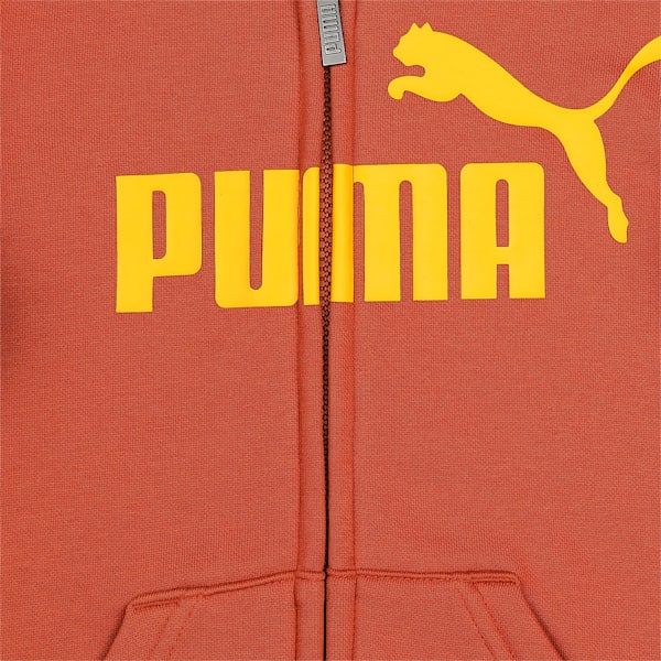 Big Logo Full-Zip Youth Hoodie, Warm Chestnut, extralarge-IND