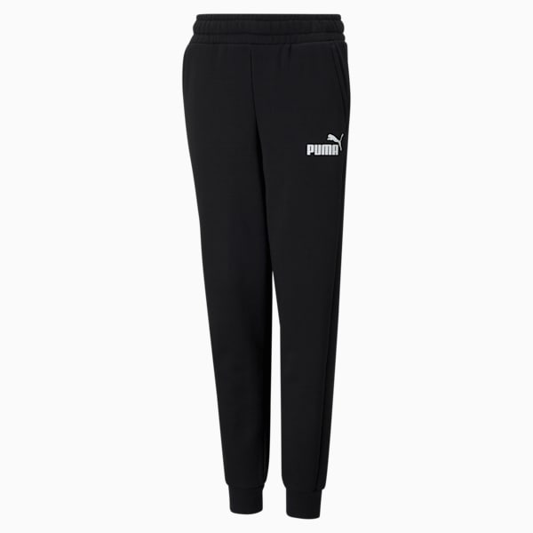 Essentials Logo Youth Pants, Puma Black, extralarge-GBR