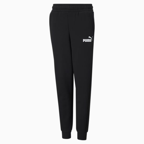 Logo Boy's Knitted Pants, Puma Black, extralarge-IND