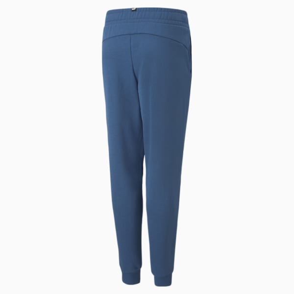 Logo Boy's Knitted Pants, Lake Blue, extralarge-IND