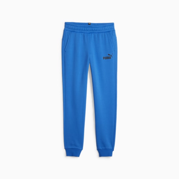 Logo Boy's Knitted Pants, Racing Blue, extralarge-IND