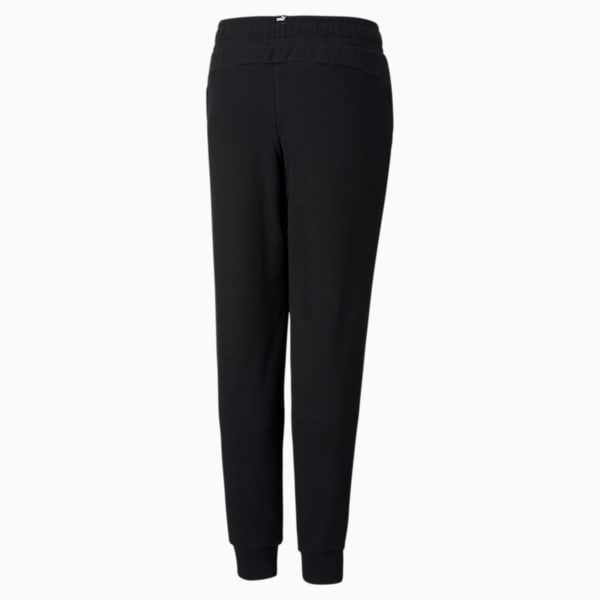 Logo Youth Knitted Sweat Pants, Puma Black, extralarge-IDN