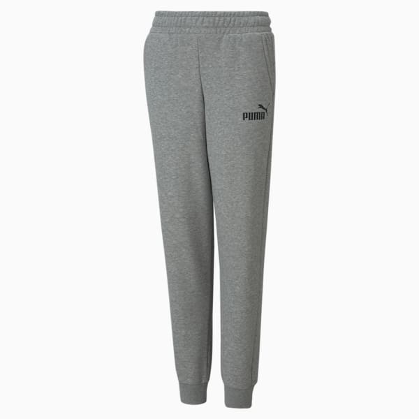 Essentials Logo Big Kids' Sweatpants, Medium Gray Heather, extralarge