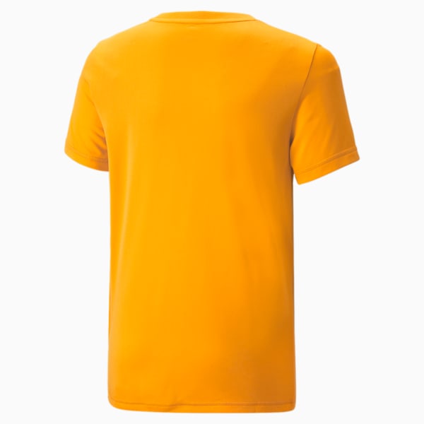 Active Small Logo Boy's T-Shirt, Tangerine, extralarge-IND