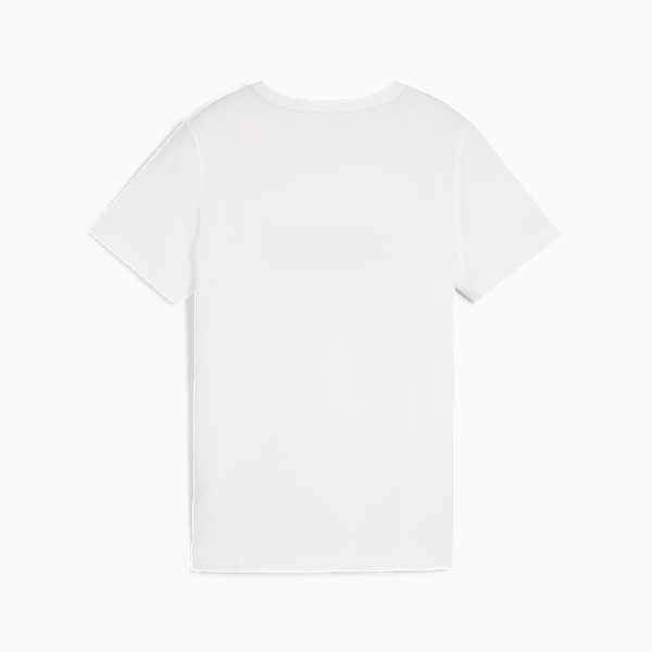 T-shirt Essentials+ Enfant et Adolescent, PUMA White-Lime Sheen, extralarge