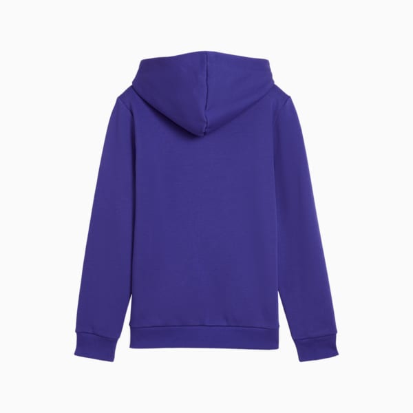 Essentials+ Two-Tone Big Logo Hoodie Big Kids, Lapis Lazuli, extralarge