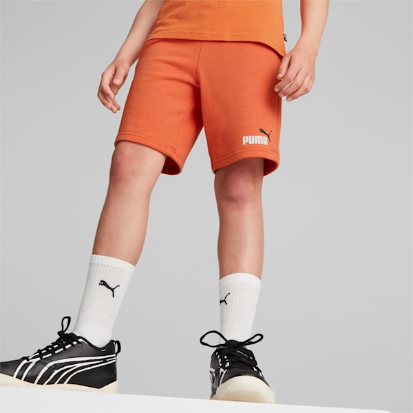 Logo Boys' Shorts, Chili Powder, extralarge-IND