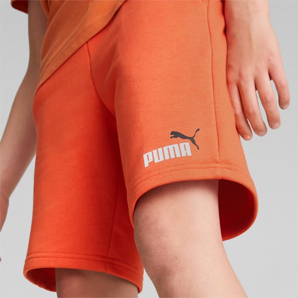 Logo Boys' Shorts, Chili Powder, extralarge-IND
