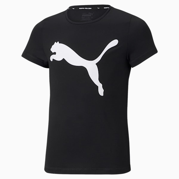 Active Tee Enfant et Adolescent, Puma Black, extralarge