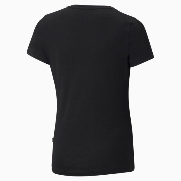 Essentials Logo Tee Youth, Puma Black, extralarge