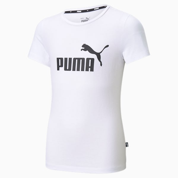 Playera juvenil con logotipo Essentials, Puma White, extralarge