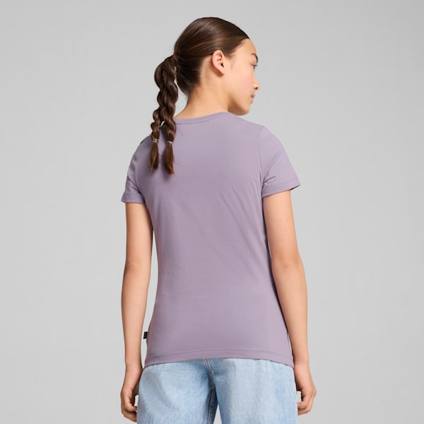 Playera juvenil con logotipo Essentials, Pale Plum, extralarge