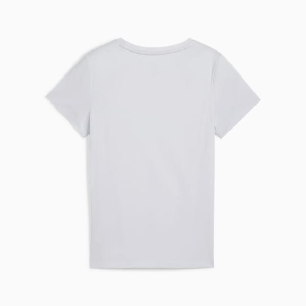 Essentials Logo Girls' Tee, Silver Mist, extralarge