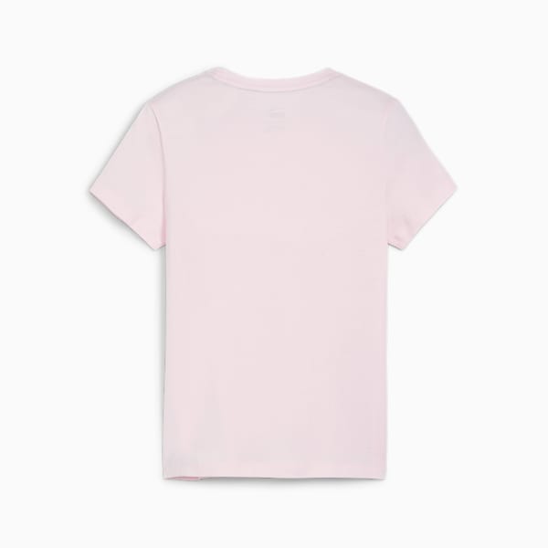 Essentials Logo Girls' Tee, Whisp Of Pink, extralarge