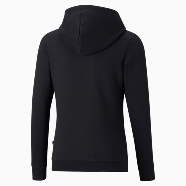 Logo Girl's Hoodie, Puma Black, extralarge-IND