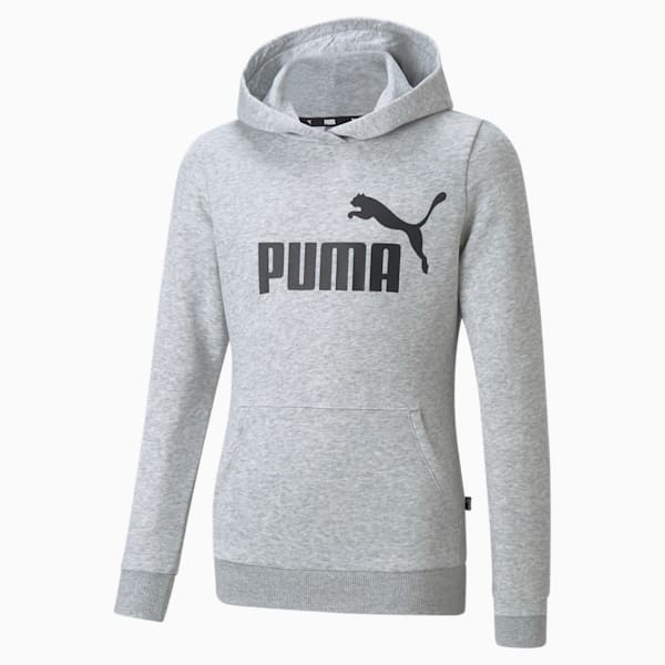Girls grey puma hoodie sales