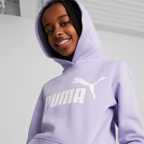 Essentials Logo Hoodie Big Kids, Vivid Violet, extralarge