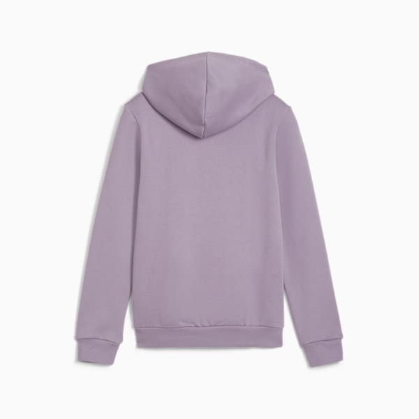 Sudadera con capucha con logotipo Essentials+ para jóvenes, Pale Plum, extralarge