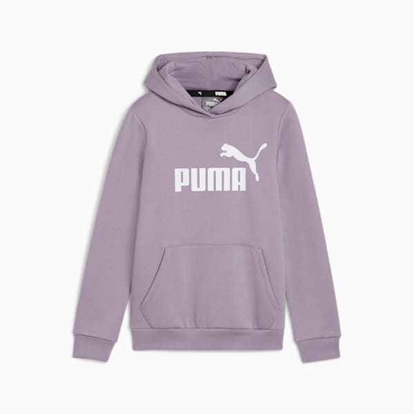 Sudadera con capucha con logotipo Essentials+ para jóvenes, Pale Plum, extralarge