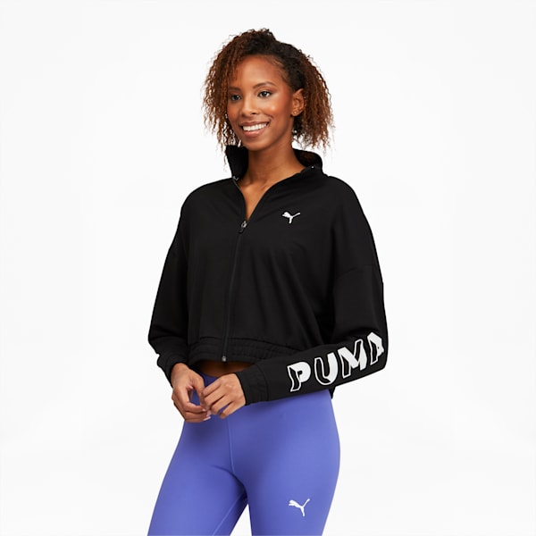 Modern Sports Women's Track Jacket, Puma Black, extralarge