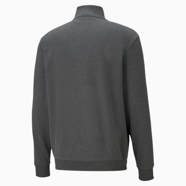 Metallic Nights Men's Full Zip Jacket, Dark Gray Heather, extralarge