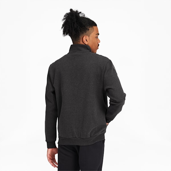 Metallic Nights Men's Full Zip Jacket, Dark Gray Heather, extralarge