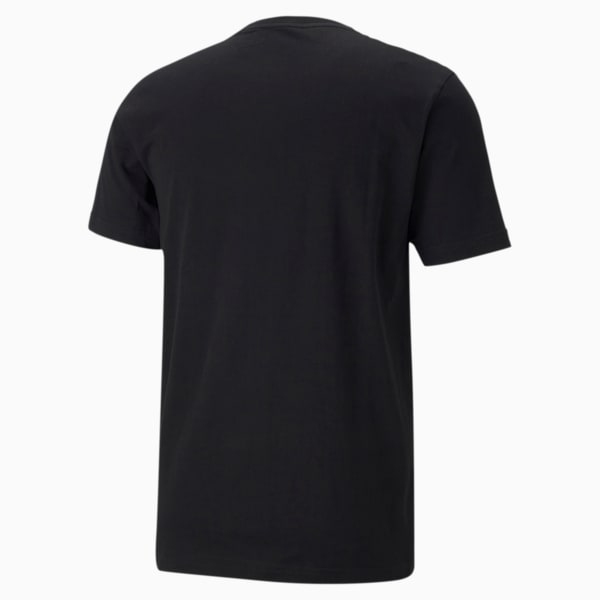 Mettalic Nights Graphic Regular Fit Men's T-Shirt, Cotton Black