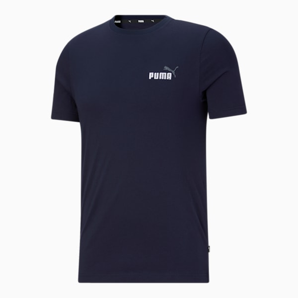 Camiseta para hombre con logotipo bordado Essentials, Peacoat, extralarge