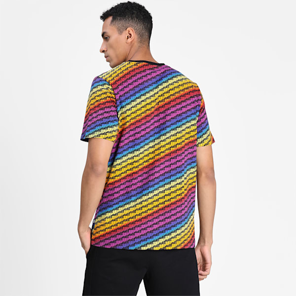 Pride AOP Tee, Puma White-multi AOP, extralarge