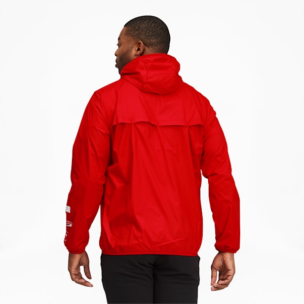 Essentials Rebel Men's Windbreaker, High Risk Red, extralarge