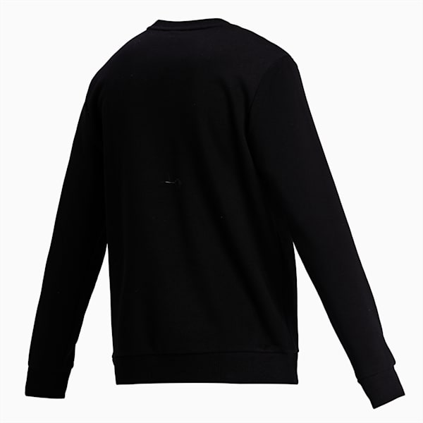 BIG LOGO Crew Full Length Sweatshirt, Puma Black, extralarge-IND