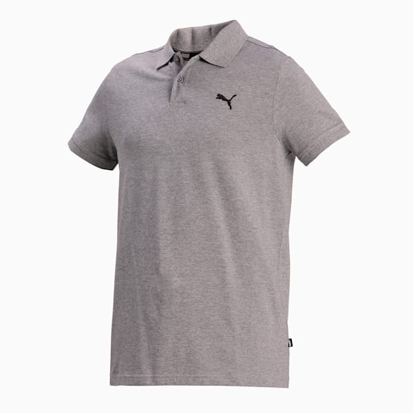 Essentials  Pique Polo, Medium Gray Heather-_Cat, extralarge-IND