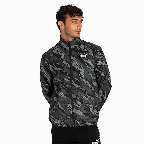 puma essentials aop windbreaker