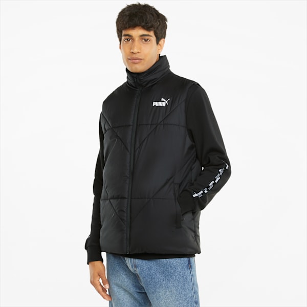 Essential Padded Men's Vest, Puma Black, extralarge-IND