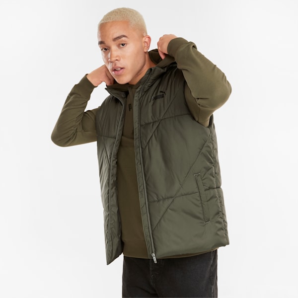 Essential Padded Men's Vest, Grape Leaf, extralarge-IND