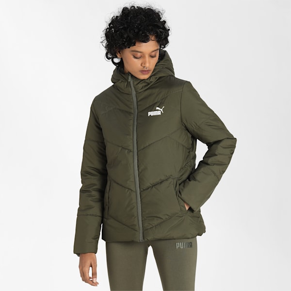 Women's Regular Fit Padded Jacket, Grape Leaf, extralarge-IND