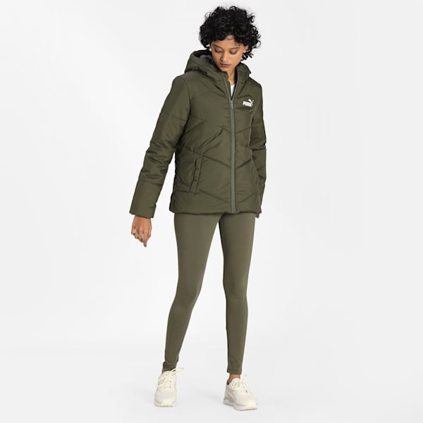 Women's Regular Fit Padded Jacket, Grape Leaf, extralarge-IND