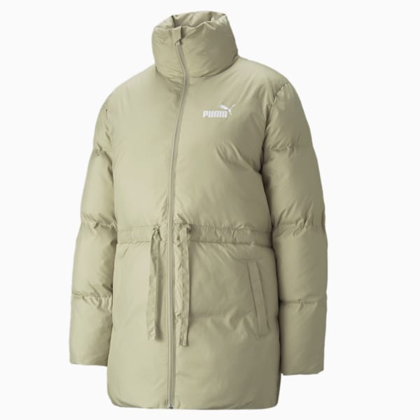 Eco Relaxed Fit Women's Puffer Jacket, Spray Green, extralarge-IND