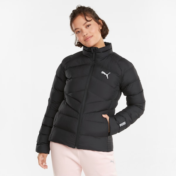 WarmCell Lightweight Women's Slim Down Jacket, Puma Black, extralarge-AUS