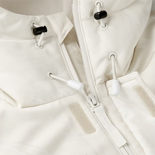 Jacquard Regular Fit Men's Down Jacket, Ivory Glow, extralarge-IND