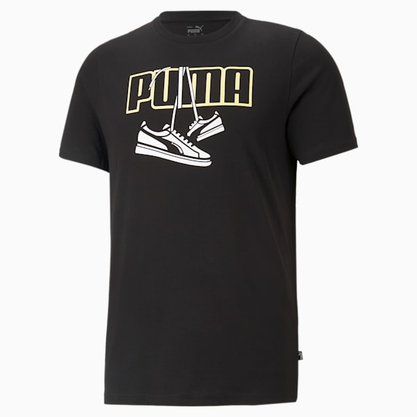 Sneaker Inspired Men's  T-shirt, Puma Black
