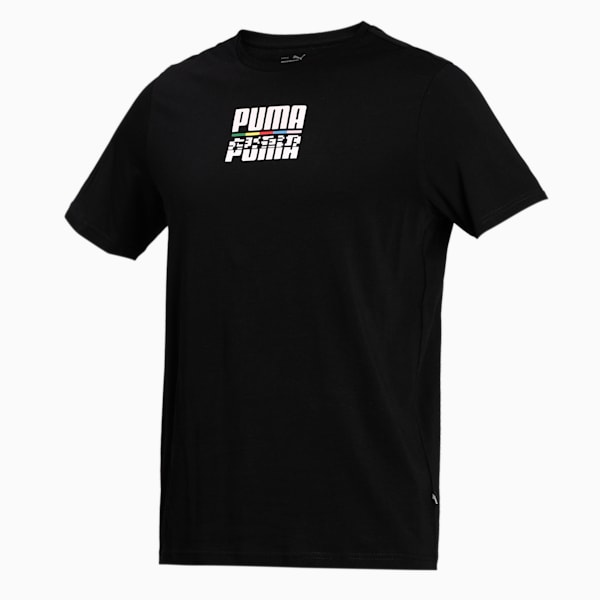 PUMA International Men's  T-shirt, Puma Black