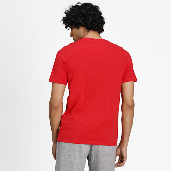 Reflective Men's Regular Fit T-shirt, High Risk Red, extralarge-IND