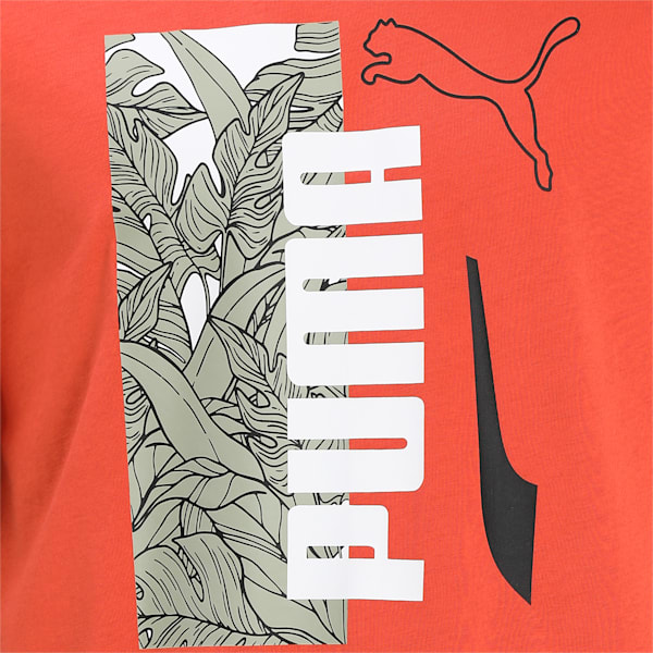 Summer Vibe Men's Regular Fit T-shirt, Tigerlily, extralarge-IND